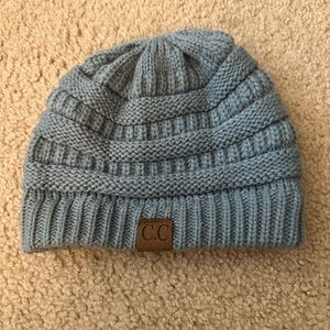 Blue CC beanie hat